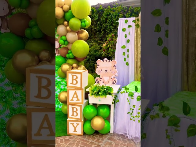Vídeo relacionado con Globos Verdes Blancos y Dorados 68 Piezas, Verde Oliva Globos de Cumpleaños Feliz Dorados Confeti Globos para Decoracion Cumpleaños Fiesta Baby Shower Niño Jungla Safari Temática Fiesta Boda
