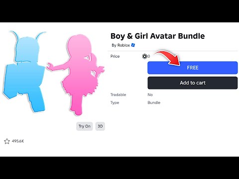 FREE Girl & Boy Avatar Bundle! CLAIM NOW😍