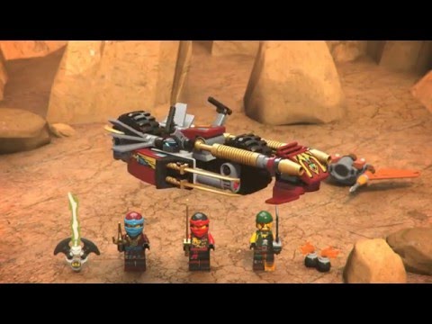 Vidéo LEGO Ninjago 70600 : La poursuite en moto des Ninja