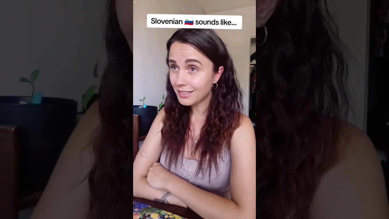 Slovenian language sounds like... 🇸🇮 #shorts