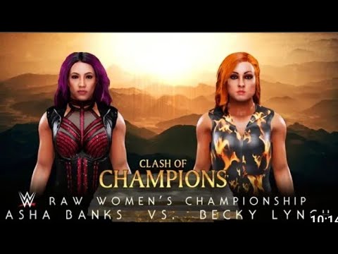 WWE 2K19 Gameplay Becky Lynch Vs Sasha Banks Women's Championship At WWE Summerslam Highlights HD
