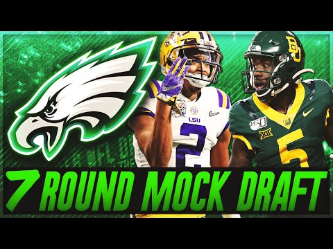 Philadelphia Eagles 2020 Mock Draft || Justin Jefferson or Denzel Mims -- Who Is Best For Philly?