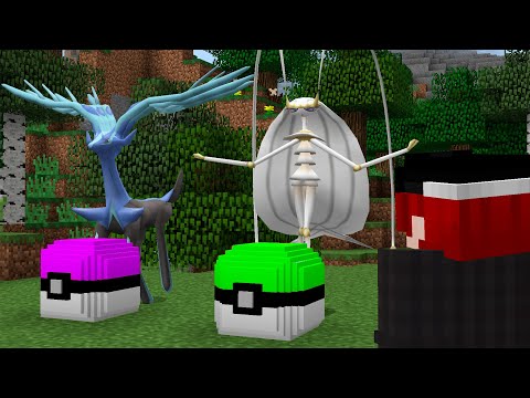 Lucky Pixelmon de Lendário VS Lucky Pixelmon de Ultra Beast no Minecraft Pixelmon!