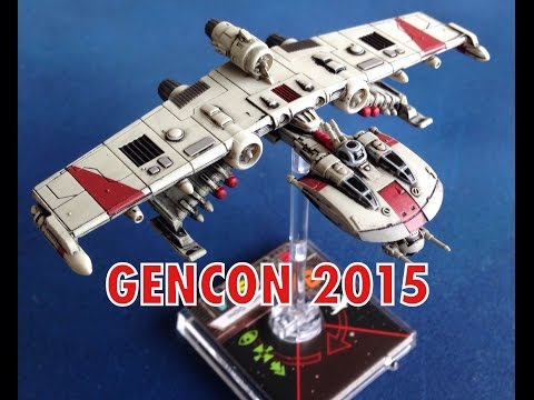 The Cardboard Dungeon: X-Wing Ship Review - K-WIng