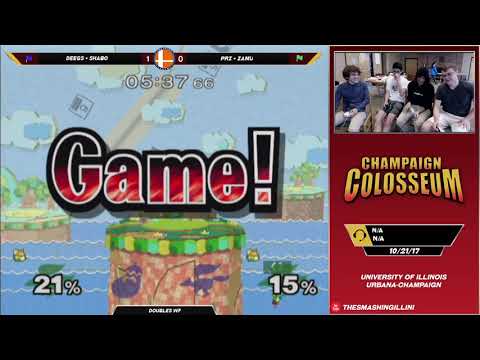 [Champaign Colosseum] Deegs + Shabo (B) vs. PRZ + Zamu (G) SSBM Doubles WF