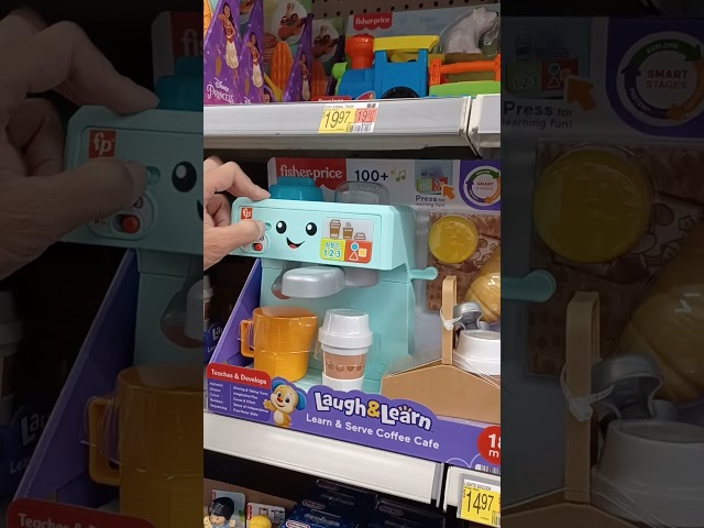 Vídeo relacionado con Fisher-Price Laugh & Learn - Taza de café con Luces y música para bebés y niños pequeños, versión multilingüe, HXF49