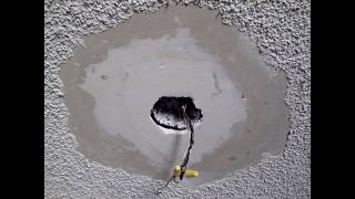 How I Fixed a Hole in a Popcorn Ceiling
