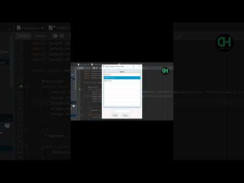 JavaFX and Scene Builder Delete TableView Row #DarkHers #darkhers #bhfyp #youtubeshorts #shorts