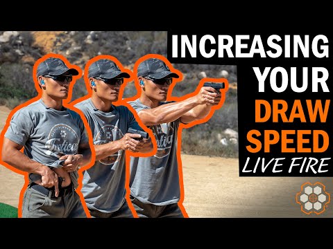 How To Increase Your Holster Draw Speed (Live Fire)