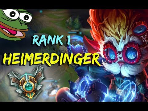 [LOL] Best Heimerdinger Eu West?!  Rank 1 High ELO Heimerdinger