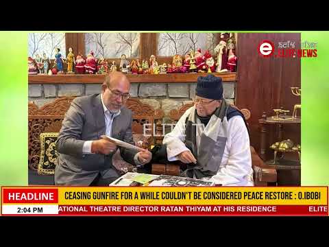 CM N.biren na Manipur gi saknairaba Ratan Thiyam unaduna mahaki hakchangi phibam yengshinkhre.