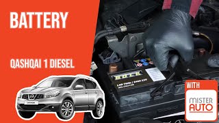 Youtube thumbnail of video "How to replace the car battery Qashqai 1 2.0 dCi 🔋"