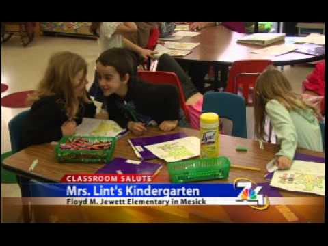 Classroom Salute Visits Mrs. Lint's Kindergarten In Mesick