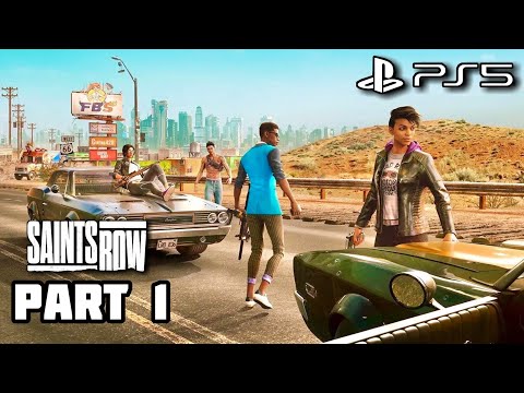 SAINTS ROW PS5 Gameplay Walkthrough - Part 1 [4K 60FPS]