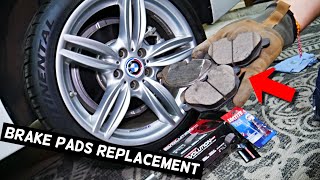 HOW TO REPLACE BRAKE PADS ON BMW F10 F11 528i 535i 520i 530i 550i 518d 520d 525d 530d 535d