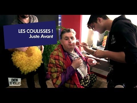 Pierre Ménès, Hervé Mathoux, Isabelle Ithurburu, Julien Cazarre - Coulisses "avant"