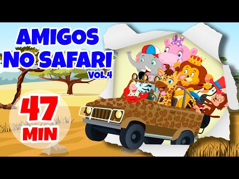 Amigos no Safari da Giramille Vol. 4 - Giramille 47 min | Desenho Animado Musical