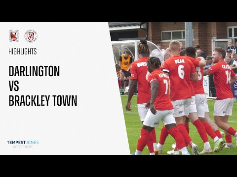 Darlington 1-1 Brackley Town - National League North - 2023/24