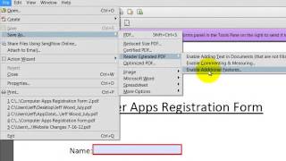 Download lagu Enabling Adobe Reader to Save Form Data tutorial mp3
