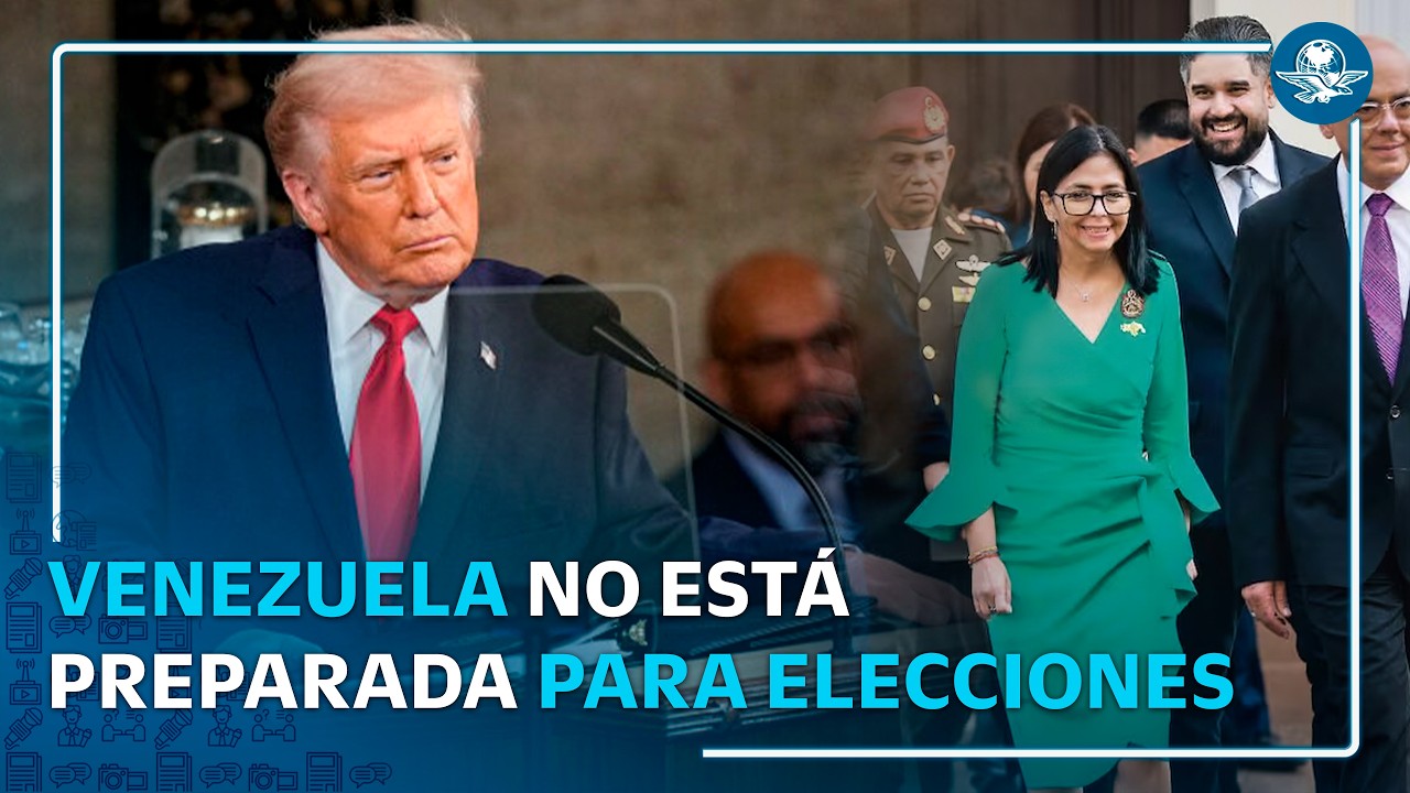 Trump asegura que Delcy Rodríguez quiere elecciones en Venezuela, pero no están preparados