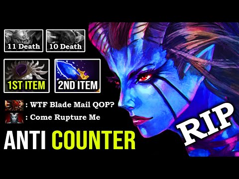 100% ANTI-COUNTER First Item Blade Mail QOP Crazy Magical Aghanim Sonic Deleted BS & LC DotA 2