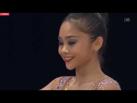 2018 Asian Games Rhythmic Gymnastics - Izzah Amzan (MAS) Clubs