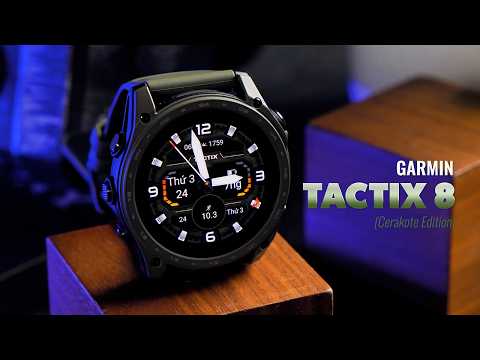 Đánh giá Garmin Tactix 8 Cerakote – Mạnh mẽ, cao cấp và cực kỳ “ngầu”