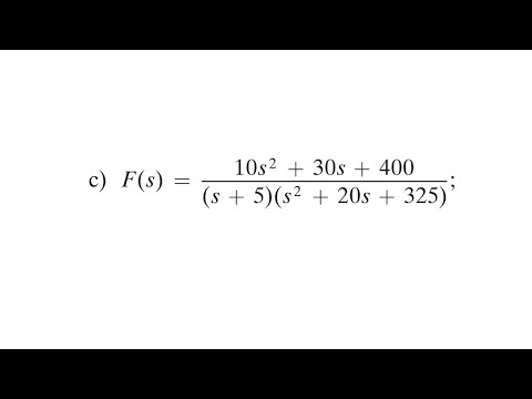 Problem 12.43(c) (Nilsson Riedel) Electric Circuits 12th Edition - Laplace Transform