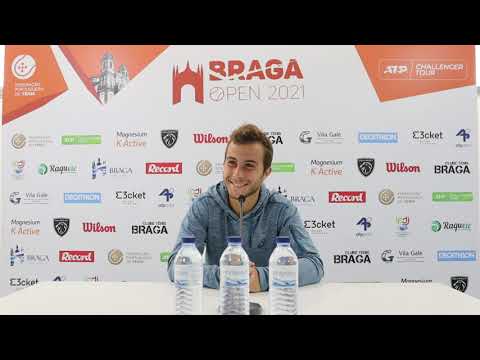 #BragaOpen 2021 — Conferência de Imprensa de Hugo Gaston QF