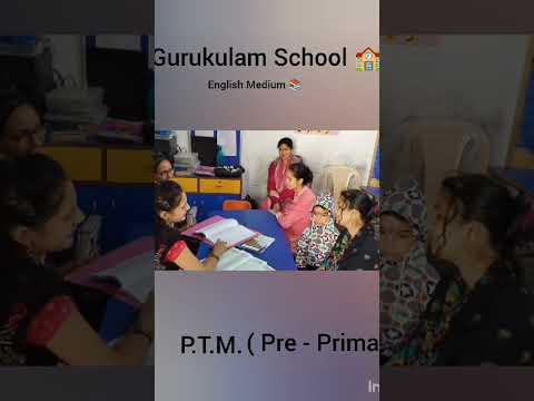 English Medium Pre-Primary P.T.M.(Parent Teacher Meeting)