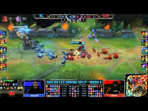 EU LCS Woche 5 Tag 1 - Elements vs Giants