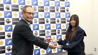 11月26日【びわ湖放送ニュース】「大切な命を守る」作文コンクール　東近江市の中学生が警察庁長官賞