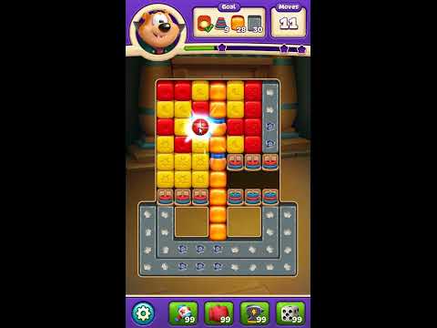 Toon Blast Level 11112 - NO BOOSTERS 🐻🐺🐱 | SKILLGAMING ✅