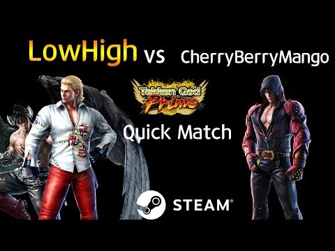 -Player Match- 로하이 (Steve) vs 체리베리망고 (Jin) (TEKKEN 7 - LowHigh vs CherryBerryMango)