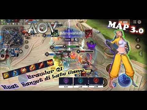BRAWLER QI PRO BUILD | Late Game Kuat Banget!! | AoV | 傳說對決 | RoV | Liên Quân Mobile
