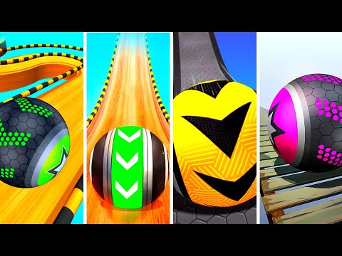 Going Balls vs Sky Ball Jump vs Rolling Ball Sky vs Rollance - All level gameplay Android, IOS