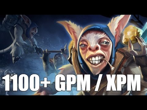 midOne - Meepo ( Patch 6.88 ) – 8000 MMR , DOTA 2 - 1100 GPM XPM