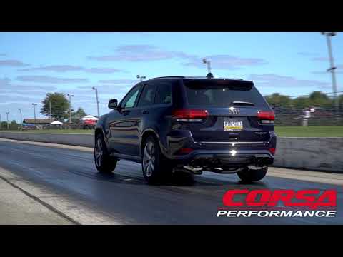 Xtreme, Sport / 2.75 in Cat-Back 4.5 in Twin Tips | 2018-21 Jeep Grand Cherokee TrackHawk (21052, 21051)