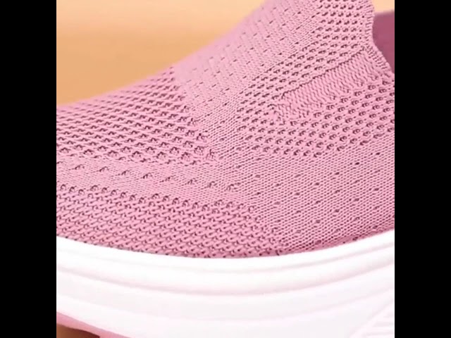 Vídeo relacionado con Genérico Zapatillas Ortopédicas para Mujer de Bajas Diseno Moderno Confort Outdoor Fitness Plataforma Ligeras Deportivas con Suela Alta Ideales Primavera-Verano