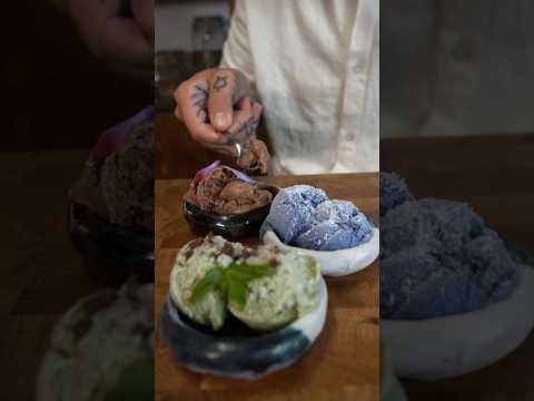 Homemade healthy ice cream! 🍨 #shorts