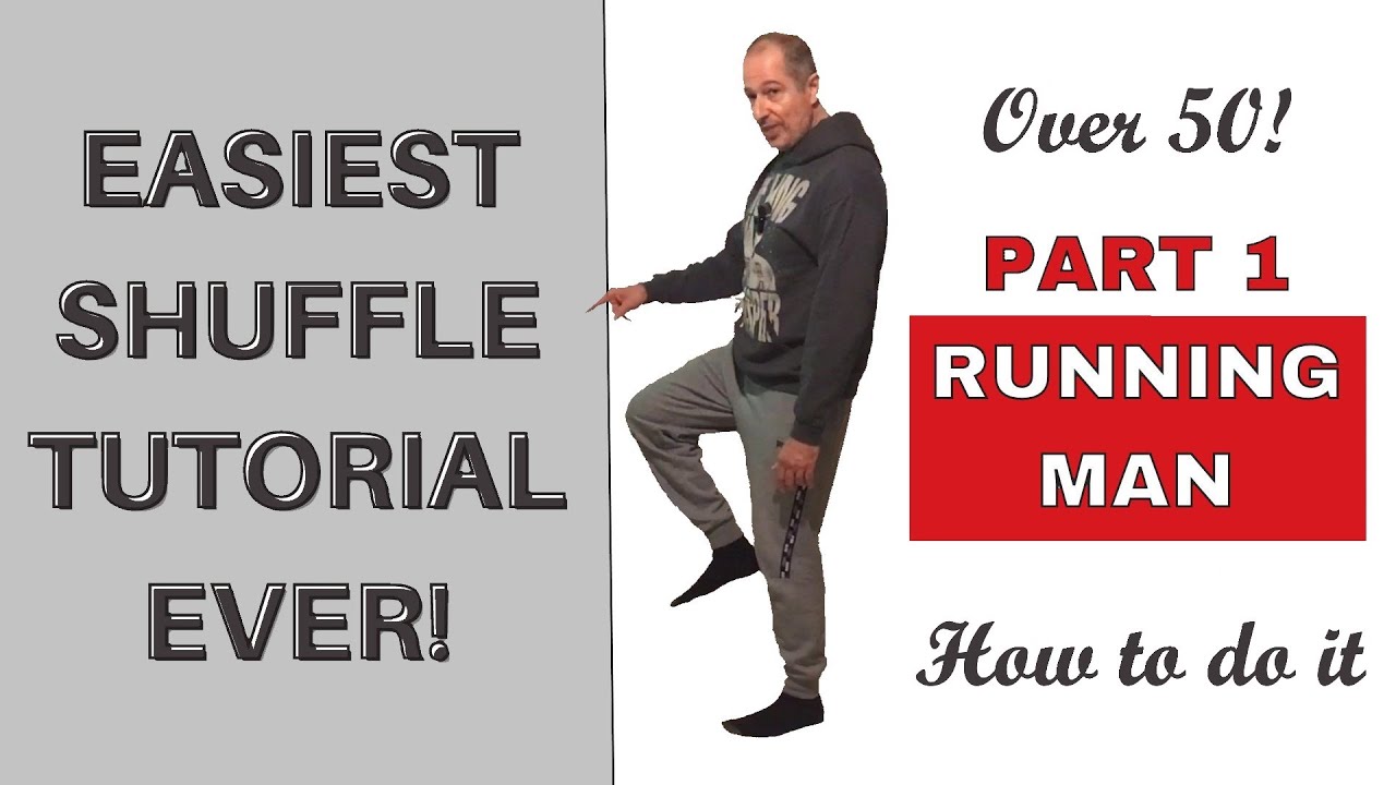 How to Shuffle Dance Over 50 - Shuffle Dance Tutorial for Beginners - My Method Intro & Running Man