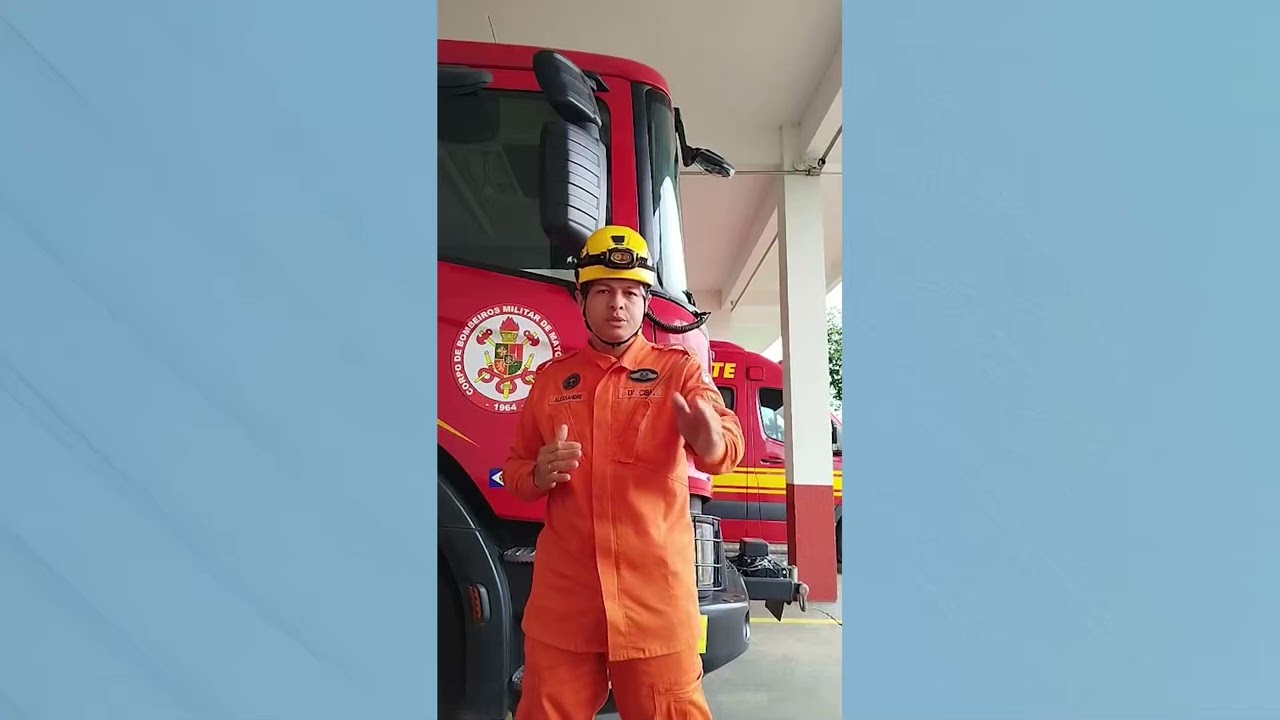 Padrão de Energia Pega Fogo no Bairro Bandeirante e Bombeiros Evitam Tragédia