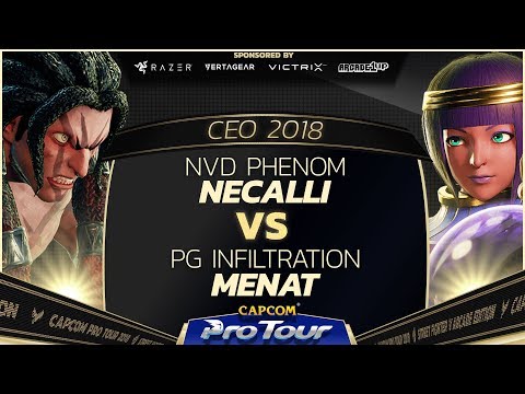NVD Phenom (Necalli) vs PG Infiltration (Menat) - CEO 2018 - Top 8 - CPT 2018