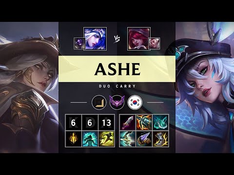 Ashe ADC vs Xayah - KR Master Patch 25.20