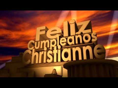feliz cumpleaños Christianne