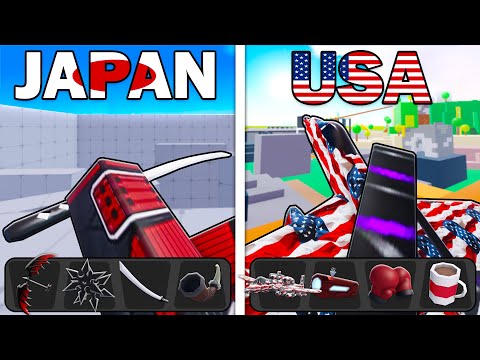 Winning with EVERY COUNTRY THEME LOADOUT in Rivals!