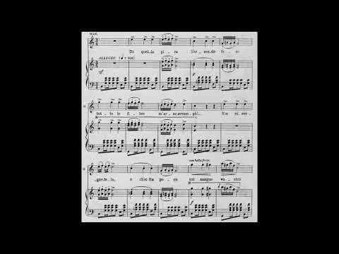 Enrico Caruso - Verdi: Il Trovatore: Di quella pira (1906) [score]
