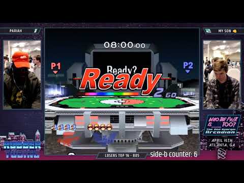 GA Melee Arcadian - Losers Top 16 - Pariah vs MY SON - Who the F%!K is ___ TOO?