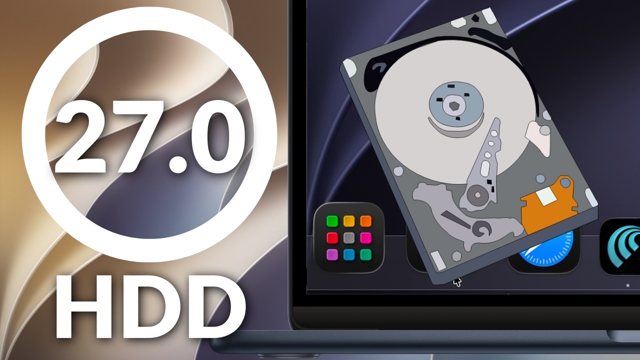 I installed macOS Golden Gate on a HDD