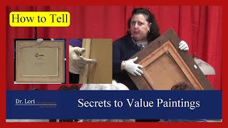 How to Tell and Value Paintings when Thrifting | Secrets from the expert Dr. Lori